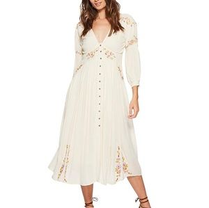 Free People Midi Dress NWT
